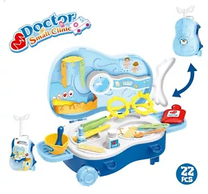 Custodia per bambini medico infermiere kit medico set gioco di ruolo giocattolo migliore custodia regalo - Foto 1 di 1