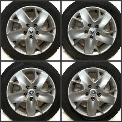 Renault Megane Scenic Laguna III Original Stahl-Felgen 5x114,3 Reifen 205/55 R16 - Bild 1 von 4