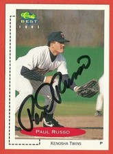 PAUL RUSSO - 1991 Classic/Best #344  Minor League Autographed Card