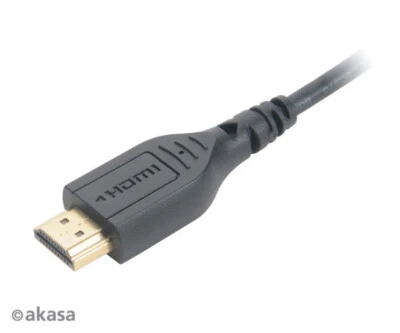 Akasa AK-CBHD08-15BK 1.5m High Speed HDMI to Micro HDMI Cable with Ethernet - Image 1 of 2