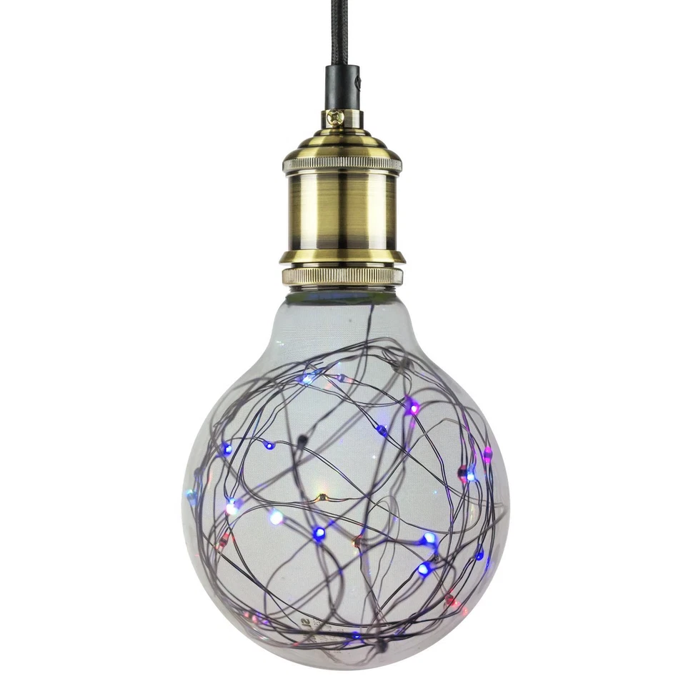 Sunlite G25 Globe Bulb, 30 Color Changing LED Fairy Lights, Medium (E26) Base - Image 1 of 1