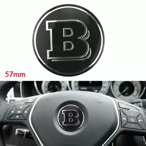 Smart Two III 453 Brabus 57 mm logo Mercedes stemma distintivo volante anteriore - Foto 1 di 7