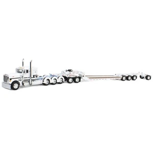 DCP 1/64 Peterbilt 379 FlatTop Fontaine Magnitude Lowboy Trailer Booster 60-2014 - Picture 1 of 7