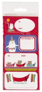 Verschiedene Geschenketiketten 24er Set Lesespaß - Bild 1 von 2