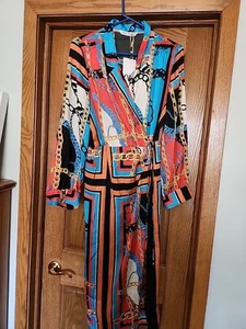 Zara Womens Maxi Dress. Nautical Design Size XL. NWT - Picture 1 of 5