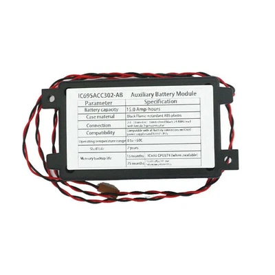 NEW Fanuc IC695ACC302AB Electric Auxiliary Battery Module - Image 1 of 4