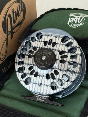 **HERMOSO**🔥~SÚPER RARO~ CARRETE DE MOSCA ABEL SUPER 7 PLATINUM STRIPER🔥~LEGENDARIO~ Foto 1 de 4