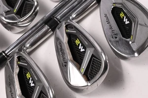 Taylormade M2 2019 Irons / 5-PW+SW / Regular Flex Reax Steel 88 Shafts - Picture 1 of 7