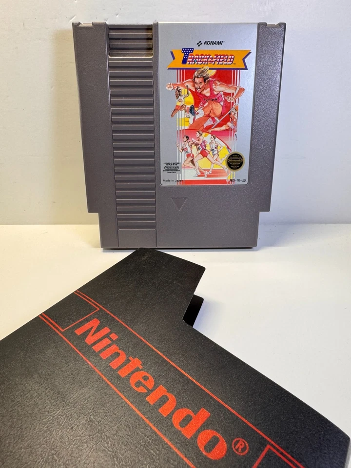 Track & Field (Nintendo NES, 1987) Authentic. Tested. NICE LABELS!! - Image 1 of 4