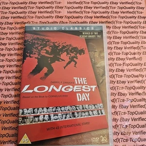 THE LONGEST DAY - DVD - John Wayne Henry Fonda Robert Mitchum - Picture 1 of 1