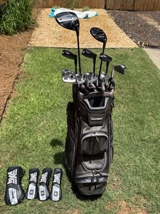 TGW Cart Bag/full Set PXG Driver,3wood,3,4,5hybrid 6thru GW Graphite Very Good - Picture 1 of 10