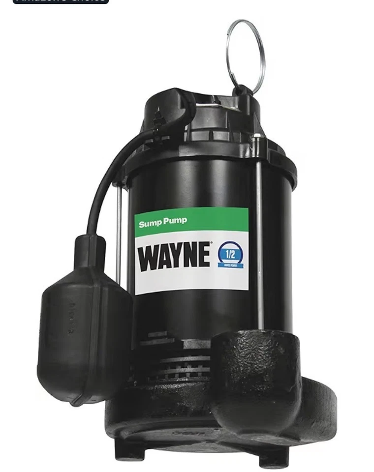 WAYNE CDT50 - Bomba de sumidero sumergible de hierro fundido y recubierta de epoxi de 1/2 HP - Hasta 5, Foto 1 de 1