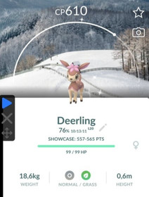 Pok&eacute;mon - Shiny Deerling - Pyeongchang Korea Background - PTC