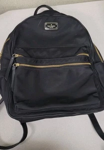 Zaino KATE SPADE Wilson Road Bradley nero tela nylon nero - Foto 1 di 11