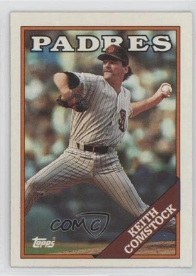 1988 Topps Keith Comstock (Padres in White) #778 Rookie RC - Image 1 of 2