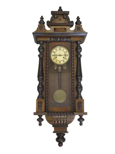 OROLOGIO A PENDOLO DA MURO ANTICO GANTER LA CALLIERE FRANCIA OROLOGIO DA PARETE - Foto 1 di 19