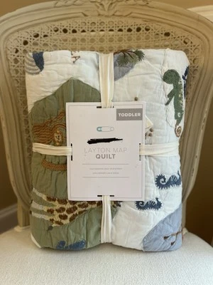 Edredón Pottery Barn Kids Layton Mapa Niño Mono “Sonny Zeppelyn” NUEVO CON ETIQUETAS CAJA ABIERTA Foto 1 de 4