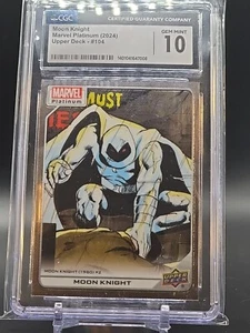 MARVEL PLATINUN 2024 #104 MOON KNIGHT CGC GEM MINT 10 - Picture 1 of 2