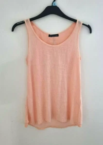 L ' Olive Verte Damen Gr. S rosa Bluse Pailletten hinten offener Einsatz - Bild 1 von 5