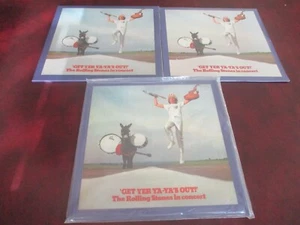 ROLLING STONES GET YER YA YA'S OUT 90'S+2003 USA BLACK VINYL+CLEAR 180G 3 LP SET - Picture 1 of 3