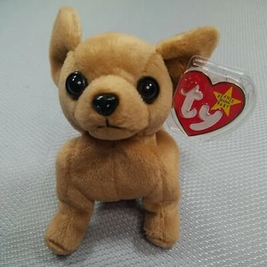 Ty Beanie Baby "TINY" the Dog 1998 Swing Tag and 1999 Tush Tag Hologram Tag - Picture 1 of 9