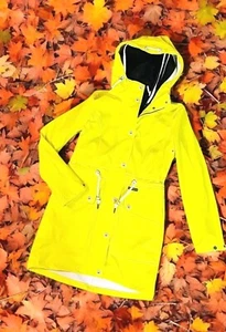 TRAUMHAFTER LuXuS Regenmantel Gr.M Parka SCHMUDDELWEDDA 3in1 Leuchtgelb 240,-€ - Bild 1 von 16