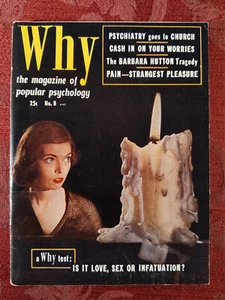 WHY Popular Psychology Magazine June 1952 Barbara Hutton Psychosomatic Medicine - Picture 1 of 1