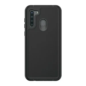 New Onn. Rugged Phone Case for Samsung Galaxy A21, Black - Bild 1 von 5