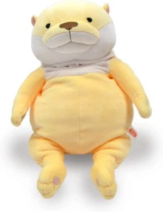 Shinada Global Mochi-Kawauso Otter Banana L size Plush Doll 22×22×30cm NEW - Picture 1 of 2