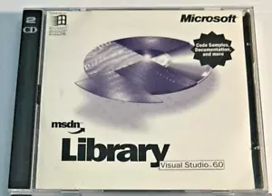 Microsoft MSDN Library Visual Studio 6.0 Two CD Set for Windows98 Windows NT - Picture 1 of 6