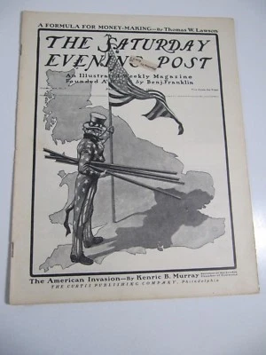 The Saturday Evening Post Magazine- July 13, 1901- The American Invasion - Image 1 of 4