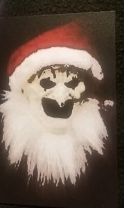 Terrifier 3 Art The Clown Postcard NEW Horror Creepy Christmas - Picture 1 of 3