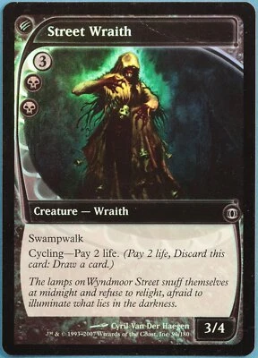 Street Wraith FOIL Future Sight HEAVILY PLD Uncommon CARD (301957) ABUGames - Image 1 of 2