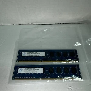 8 GB NANYA 2 x 4GB 2Rx8 PC3 12800U -11-10-B0 NT4GC64B8HG0NF - DI - Memory RAM - Afbeelding 1 van 2