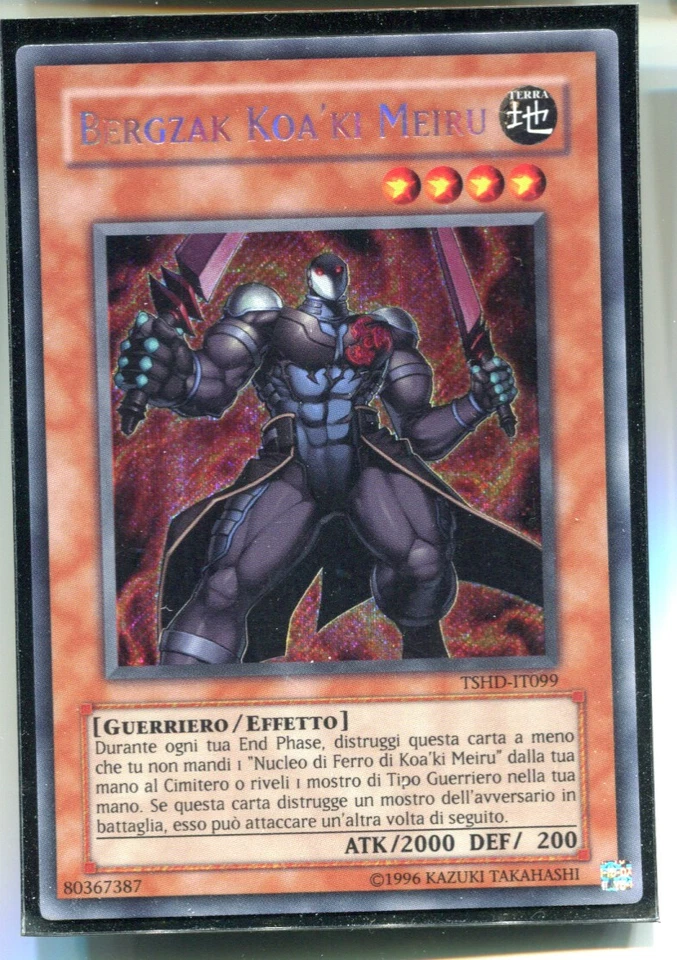 Yu-GI-OH Bergzak Koaki MEiru Secret Rare italienisch Bergzak von Koaki Meiru - Bild 1 von 1