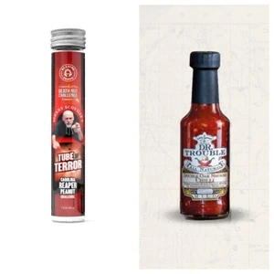 Johnny Scoville's Tube of Terror & Dr. Trouble Doppeleiche geräuchertes Chilli-Paket - Bild 1 von 1