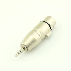 1pcs Stereo 3.5mm Mini Male TRS to XLR 3 Pin Female Microphone MIC Audio Adapter - Picture 1 of 6