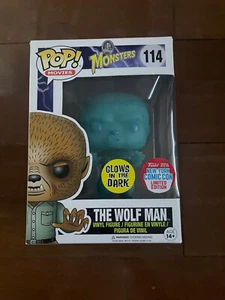 Funko Pop The Wolf Man #114 GITD Monsters New York NYCC Fall 2018 100% legit - Imagen 1 de 16