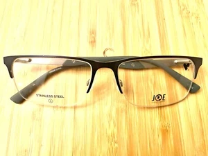 Joe Eyeglasses JOE4104 003 Gunmetal Rectangle 56-17-145 - Picture 1 of 3
