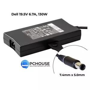 Original Dell Laptop Ladegerät 19,5V 6,7A 130W Netzteil - Bild 1 von 5