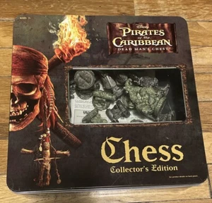 Chess SET Disney Pirates of the Caribbean Dead Man's Chest Collector Ed In Tin - Picture 1 of 24