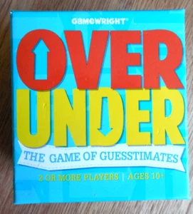 NEW Gamewright "Over Under" Game of Guesstimates for 2+ Players Ages 10+ - Picture 1 of 4