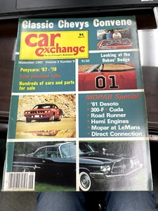 Car Exchange Magazine Sept 1981 Duke's Dodge General Lee, Mopar Special. - Picture 1 of 2