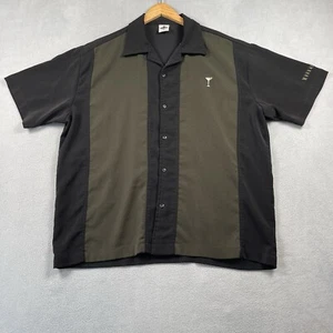 Vintage House Of Blues Shirt Men’s XL Green Black Short Sleeve Martini Cocktail - Picture 1 of 11