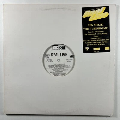 Real Live “The Turnaround” Single 12"/Big Beat DMS 2324 (EX) Promo - Image 1 of 4