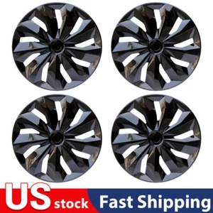 16" Set of 4 Snap On Full Hub Caps Wheel Covers fit R16 Tire & Steel Rim NEW - Picture 1 of 12