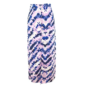 Laundry Shelli Segal Skirt size Medium Purple Blue Long Maxi Peasant Boho Hippie - Picture 1 of 20