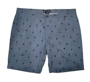 Travis Mathew But Why Golf Performance Herrenshorts Größe 40 blau Palmen neu mit Etikett - Bild 1 von 8