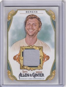 CHARLIE BERENS RELIC JOURNSLIST COMEDIAN FULL SIZE 2022 TOPPS ALLEN & GINTER