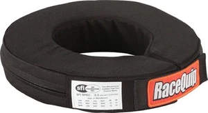 RACEQUIP NECK BRACE COLLAR HELMET SUPPORT 360deg. BLACK SFI3.3 P/N#337007 - Picture 1 of 2